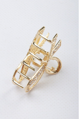 Краб "Петелька" з блискучими камінцями